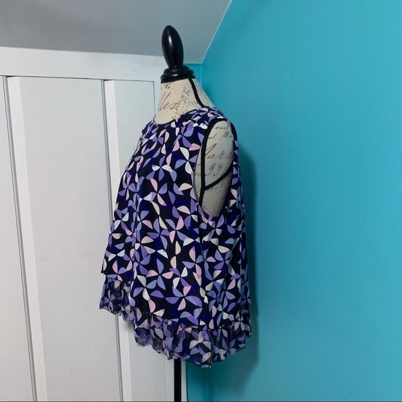 Kate Spade ♠️ NEW YORK Spinner Double Layer Tank - Picture 3 of 7